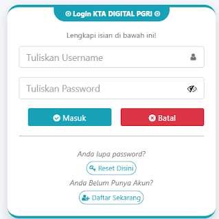 Register PGRI Kudus - Persatuan Guru Republik Indonesia Cabang Kabupaten Kudus